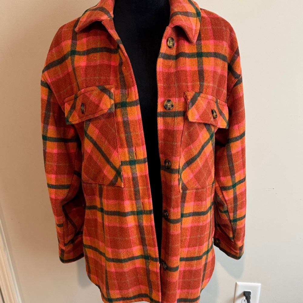 Wild Fable Red Plaid Jacket